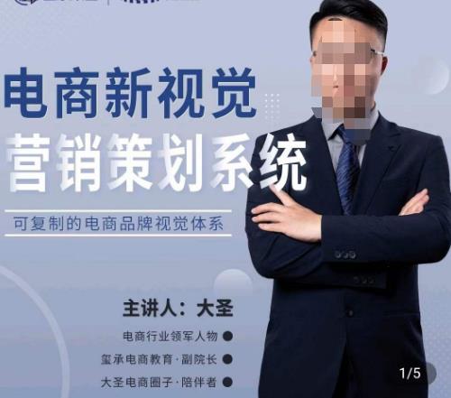 大圣·电商新视觉营销策划系统，可复制的电商品牌视觉识别系统-水滴知识网