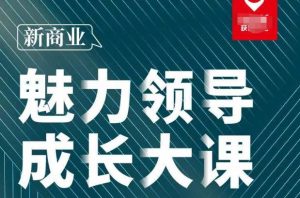 张琦·新商业魅力领导成长大课2023新版,高效管理必修课(30节)-水滴知识网