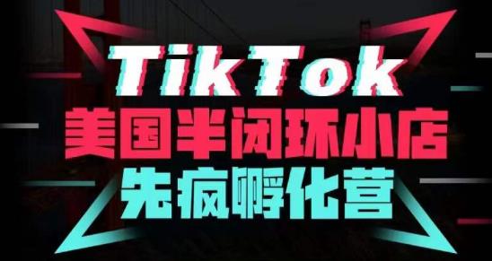 疯人院·TikTok美国半闭环小店孵化营,抢占TikTok美国蓝海市场,开店、运营、带货、投流全实操-水滴知识网
