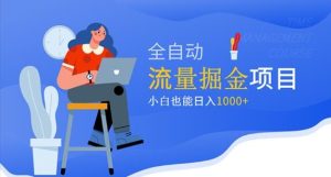 价值1980的流量掘金项目,小白也能轻松日入1000+-水滴知识网