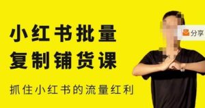 张宾·小红书批量复制铺货课,小红书0-1快速起号变现玩法,抓住小红书的流量红利(更新2023年3月)-水滴知识网