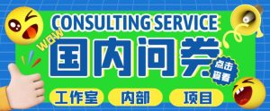 最新工作室内部国内问卷调查项目,单号轻松日入30+多号多撸【详细玩法教程】-水滴知识网