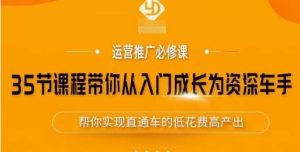 35节课程带你从入门成长为资深车手，让系统学习直通车成为可能，帮你实现直通车的低花费高产出-水滴知识网