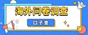 外面收费5000+海外问卷调查口子查项目,认真做单机一天200+【揭秘】-水滴知识网