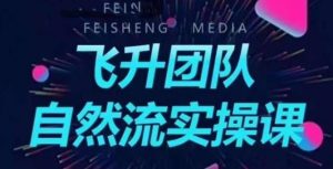 飞升团队课程自然流实操课,抖音半无人起号主播间搭建教学-水滴知识网