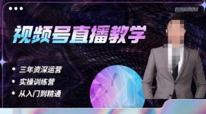 杨sir·视频号直播运营教学，视频号直播流量的底层逻辑，解决直播间没流量，不开单的窘境-水滴知识网
