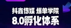 抖鑫传媒-爆单学院8.0孵化体系，让80%以上达人都能运营一个稳定变现的账号，操作简单，一部手机就能做-水滴知识网