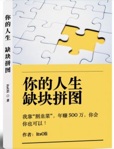 某高赞电子书《你的人生,缺块拼图——我靠“割韭菜”,年赚500万,你会你也可以》-水滴知识网