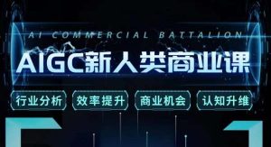 张诗童·AIGC新人类商业课,行业分析/效率提升/商业机会/认知升维-水滴知识网