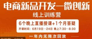 南掌柜·电商新品开发——微创新,电商新品微创新是你企业发展的护城河-水滴知识网