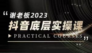 蟹老板·2023抖音底层实操课,打造短视频的底层认知-水滴知识网