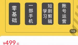 短剧另类新赛道剪辑解说课萱萱实操班(29节)-水滴知识网