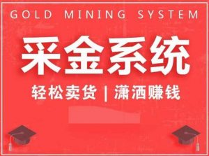 采金系统2.0,私域成交,快速成交收钱,轻松卖货,业绩暴涨,潇洒赚钱-水滴知识网
