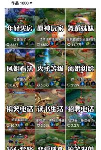 副业拆解:抖音王者荣耀游戏变现副业项目,视频版一条龙实操玩法分享给你-水滴知识网