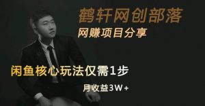 闲鱼核心玩法不卖货也能1年变现20W，玩法简单-水滴知识网