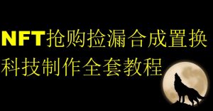 NFT抢购捡漏合成置换科技制作全套教程-水滴知识网