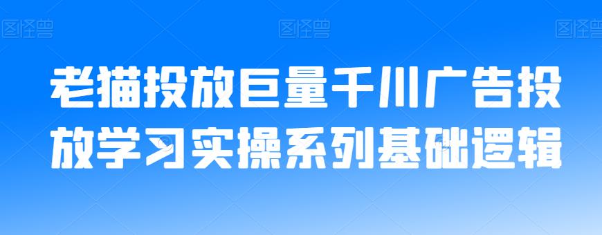 老猫投放巨量千川广告投放学习实操系列基础逻辑-水滴知识网