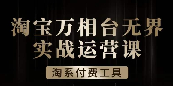沧海·淘系万相台无界实战运营课,万相台无界实操全案例解析-水滴知识网