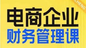 电商企业财务管理线上课,为电商企业规划财税-水滴知识网