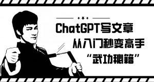 ChatGPT写文章,从入门秒变高手的‘武功秘籍’【揭秘】-水滴知识网