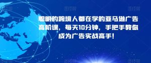 聪明的跨境人都在学的亚马逊广告高阶课,每天10分钟,手把手教你成为广告实战高手!-水滴知识网