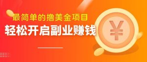 最简单无脑的撸美金项目，操作简单会打字就行，迅速上车【揭秘】-水滴知识网