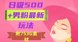日吸500+男粉最新玩法，从作品制作到如何引流及后端变现，保姆级教程【揭秘】-水滴知识网