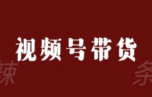 视频号带货联盟,赚信息差的带货钱,只需手机随时随地都可以做!-水滴知识网