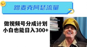 蹭麦克阿瑟热点,做视频号分成计划,小白三分钟一条日入300+【揭秘】-水滴知识网