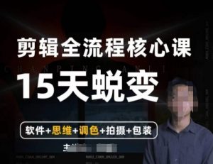阿晖【全能剪辑高手训练营】剪辑+思维+调色+拍摄+包装(5合1)-水滴知识网