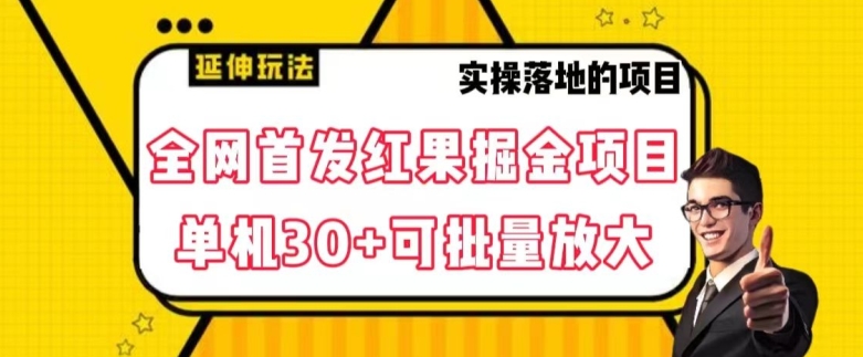 全网首发红果免费短剧掘金项目，单机30+可批量放大【揭秘】-水滴知识网