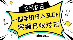 【全网变现首发】新手实操单号日入500+，渠道收益稳定，项目可批量放大【揭秘】-水滴知识网