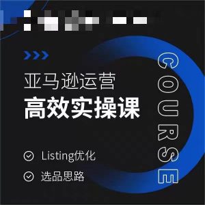 亚马逊运营高效实操课，Listing优化，选品思路-水滴知识网