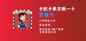 手把手教你做一个营销号，小白短视频创业首选，从做一个营销号开始，日入300+【揭秘】-水滴知识网