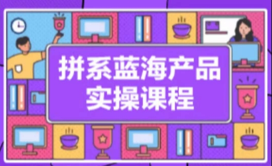 拼系冷门蓝海产品实操课程，从注册店铺到选品上架到流量维护环环相扣-水滴知识网