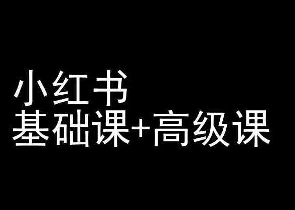 小红书基础课+高级课-小红书运营教程-水滴知识网