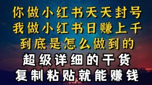 都知道小红书能引流私域变现，可为什么我能一天引流几十人变现上千，但你却频频封号违规被限流【揭秘】-水滴知识网