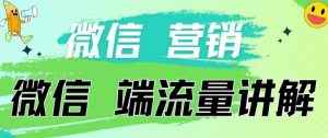 4.19日内部分享《微信营销流量端口》微信付费投流【揭秘】-水滴知识网