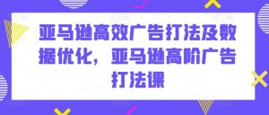 亚马逊高效广告打法及数据优化，亚马逊高阶广告打法课-水滴知识网