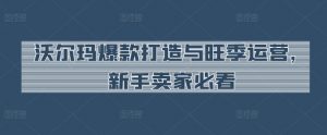 沃尔玛爆款打造与旺季运营,新手卖家必看-水滴知识网