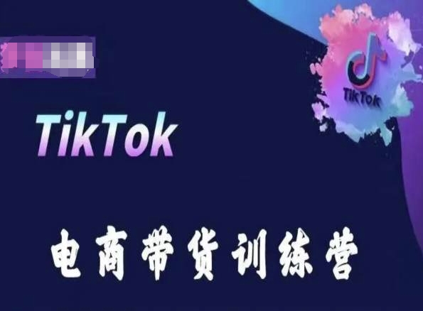 TikTok电商带货训练营,跟随时代潮流,跨境掘金-水滴知识网