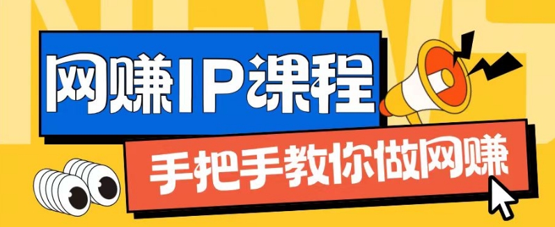 ip合伙人打造1.0,从0到1教你做网创,实现月入过万【揭秘】-水滴知识网