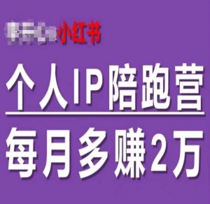 小红书个人IP陪跑营，60天拥有自动转化成交的双渠道个人IP，每月多赚2w-水滴知识网