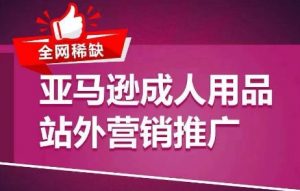 全网稀缺!亚马逊成人用品站外营销推广,教你引爆站外流量,开启爆单模式-水滴知识网