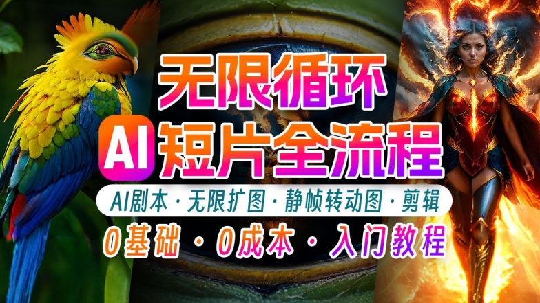 AI剪辑无限循环画面:新手轻松月入上万的秘技【揭秘】-水滴知识网