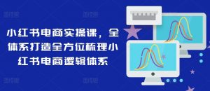 小红书电商实操课,全体系打造全方位梳理小红书电商逻辑体系-水滴知识网