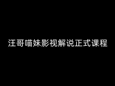 汪哥影视解说正式课程:剪映/PR教学/视解说剪辑5大黄金法则/全流程剪辑7把利器等等-水滴知识网
