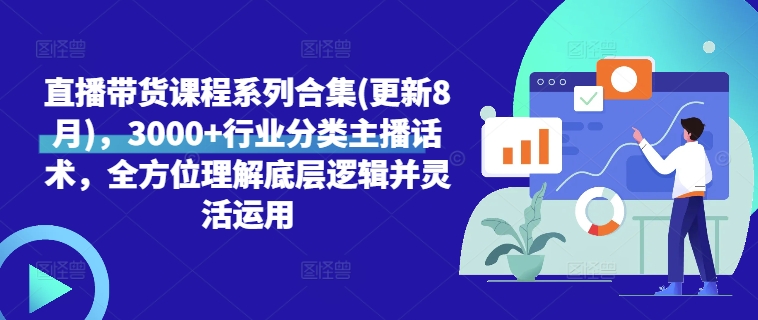 直播带货课程系列合集(更新8月),3000+行业分类主播话术,全方位理解底层逻辑并灵活运用-水滴知识网