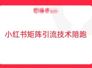 小红书矩阵引流技术，教大家玩转小红书流量-水滴知识网