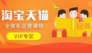 淘宝天猫全体系运营课程【9月24更新】,店铺全系运营、动销玩法、擦边球玩法等等-水滴知识网